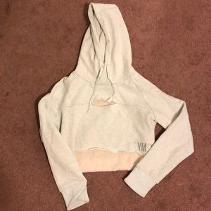 Gymshark Sea Foam Crop Top Sweatshirt